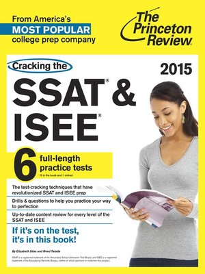 Cracking The SSAT ISEE 2015 Edition Private Test Preparation